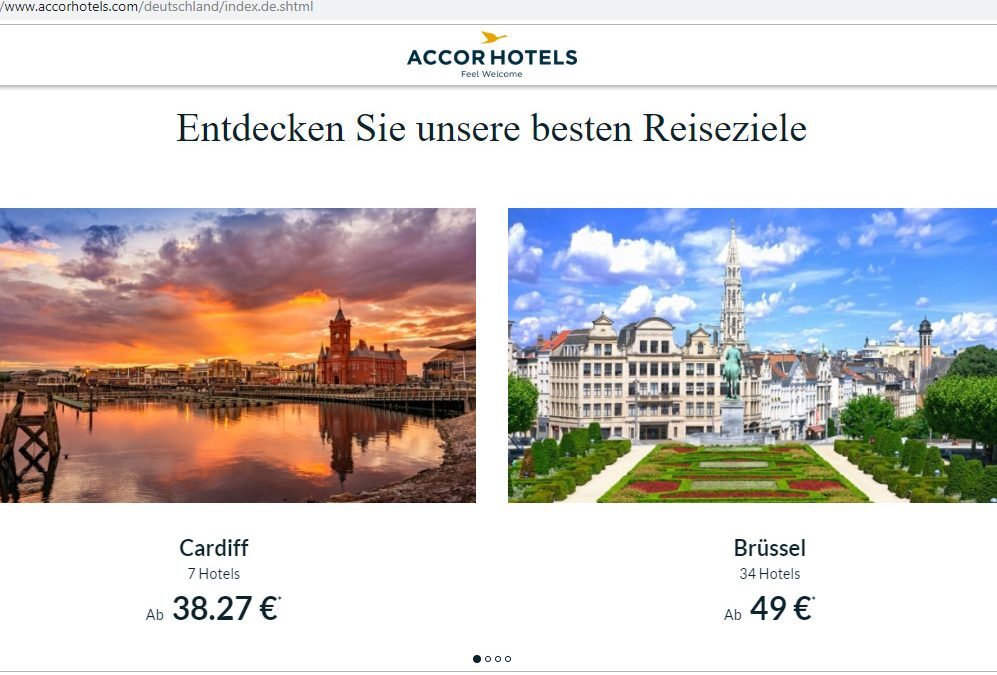 Accorhotels SEO Content and Onsite Promotion